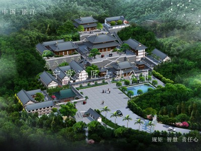 云南观音寺建设方案规划图