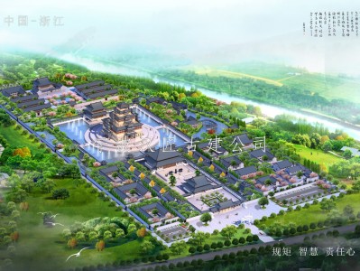 云南古建筑工程施工方案总体规划图